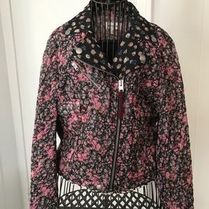 Coach 1941 Chiffon Biker Jacket, size M
